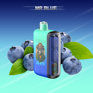 Airmez Xbeats Mr Blau Vape – 40000 Züge – Eingebautes Audio & Geschmack