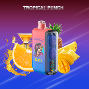 Airmez Xbeats Tropische Punch Vape – 40000 Züge – Eingebautes Audio & Geschmack