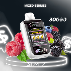 Airmez Matrix Pro Mixed Berries – 30000 Züge – Premium Vape mit Spielfunktion