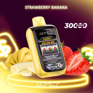 Airmez Matrix Pro Erdbeere Banane – 30000 Züge – Premium Vape mit Spielfunktion