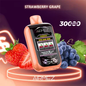 Airmez Matrix Pro Erdbeere Traube – 30000 Züge – Premium Vape mit Spielfunktion