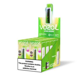 Vozol Star 20000 Double Apple Ice | Einweg E-Zigarette mit 650mAh & OLED-Display | Fumot Store Vozol 20000