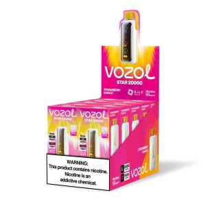 Vozol Star 20000 Strawberry Mango | Einweg E-Zigarette mit 650mAh & OLED-Display | Fumot Store Vozol Vape 20000